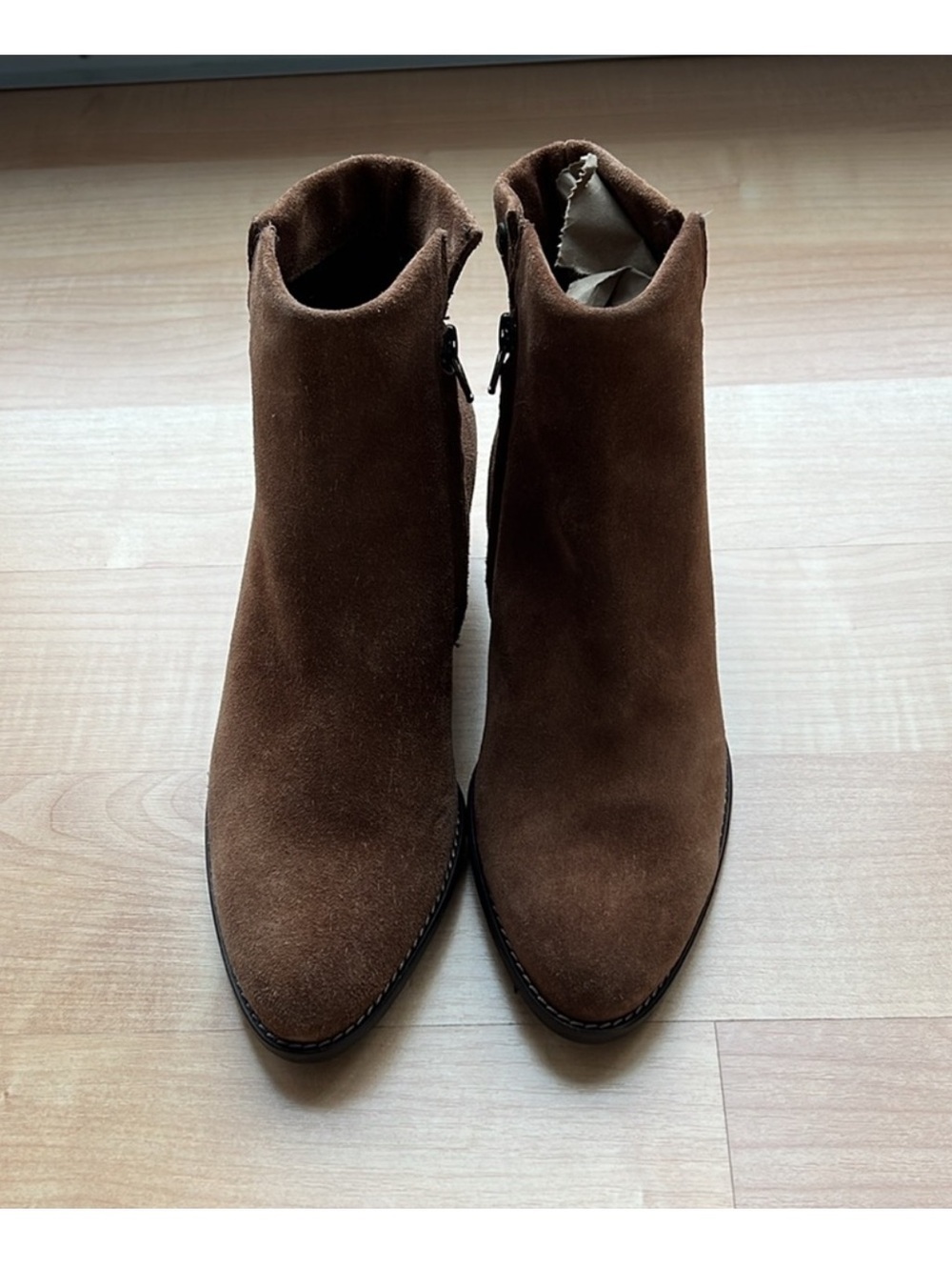 Paul green suede block ankle heel bootie - Picture 3 of 16